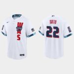 Men's Washington Nationals #22 Juan Soto White 2021 All-Star Game Jersey