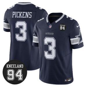 Dallas Cowboys #94 Marshawn Kneeland Memorial Patch Vapor Limited Jersey - All Stitched
