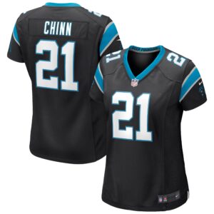 Jeremy Chinn Carolina Panthers  Women's Game Jersey - Black