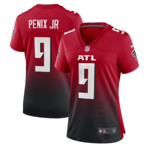 Women's Atlanta Falcons Michael Penix Jr. #9 Red Alternate Game Jersey