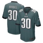Kennedy Brooks Philadelphia Eagles  Game Player Jersey - Midnight Green