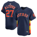 Houston Astros Jose Altuve #27 Navy Alternate Limited Player Jersey