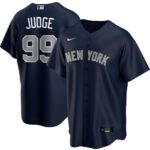 Men's  New York Yankees #99 Aaron Judge Navy Alternate 2020 Jersey