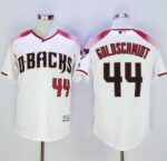 Arizona Diamondbacks #44 Paul Goldschmidt White/Brick New Cool Base Stitched Jersey
