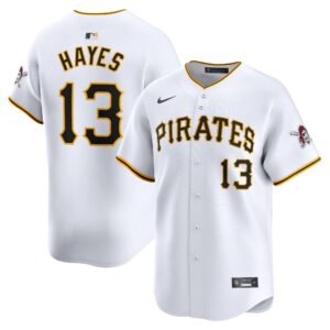 Men's Pittsburgh Pirates Ke'Bryan Hayes  White Home Limited Player Jersey