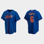 Men's New York Mets #6 Starling Marte Royal Jersey