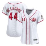 Women's Cincinnati Reds Elly De La Cruz #44 White Home Limited Player Jersey