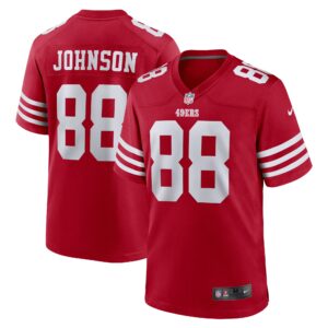 Tyron Johnson San Francisco 49ers  Team Game Jersey - Scarlet