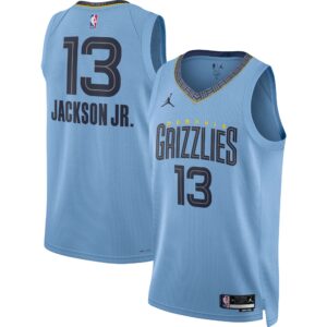 Jaren Jackson Jr. 2022/23 Memphis Grizzlies  Unisex Swingman Jersey - Statement Edition - Light Blue