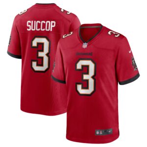 Ryan Succop Tampa Bay Buccaneers  Team Game Jersey - Red