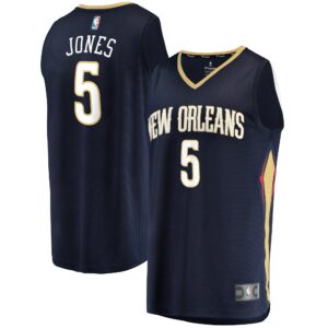 Herbert Jones New Orleans Pelicans  Youth 2021/22 Fast Break Replica Jersey - Icon Edition - Navy