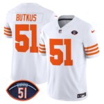 Dick Butkus #51 Chicago Bears CHI Dick Butkus Patch Throwback Vapor Limited Jersey - All Stitched