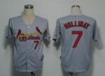 St. Louis Cardinals #7 Matt Holliday Stitched Grey Jersey