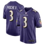 James Proche II Baltimore Ravens  Team Game Player Jersey - Purple