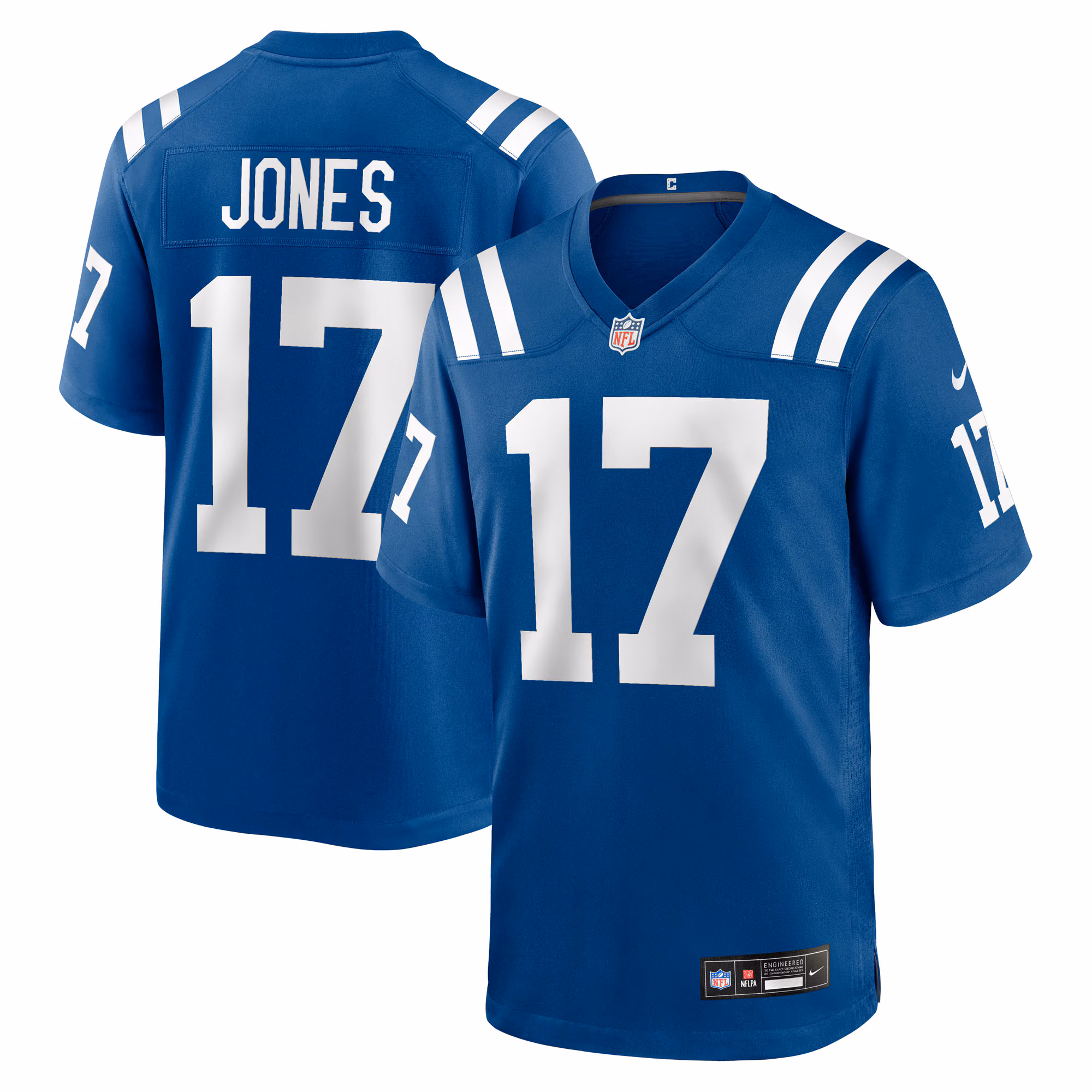 Daniel Jones #17 Indianapolis Colts Team Game Jersey -  Royal
