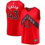 Pascal Siakam Toronto Raptors  Youth 2020/21 Fast Break Player Jersey - Red - Icon Edition