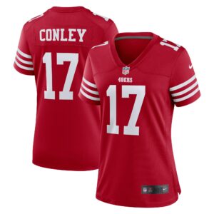 Chris Conley San Francisco 49ers  Women's Game Jersey - Scarlet