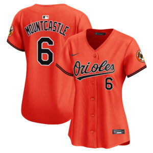 Women's Ryan Mountcastle #6 Baltimore Orioles Vapor Premier Limited Jersey - Orange