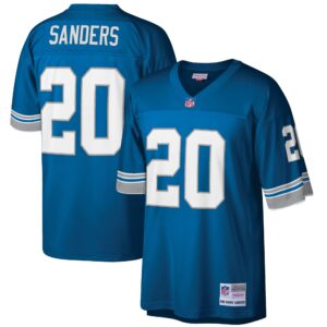 Barry Sanders Detroit Lions  Big & Tall 1996 Retired Player Replica Jersey - Blue