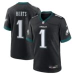 Jalen Hurts #1 Philadelphia Eagles Alternate Game Jersey - Black