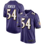 Tyus Bowser Baltimore Ravens  Game Player Jersey - Purple