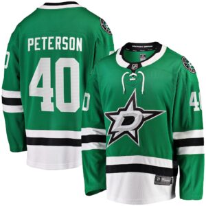 Jacob Peterson Dallas Stars Home Breakaway Player Jersey - Kelly Green