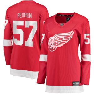 David Perron Detroit Red Wings Women's Home Breakaway Player Jersey - Red