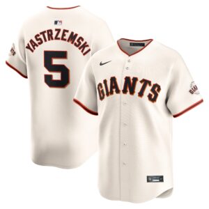 Men's San Francisco Giants Mike Yastrzemski  Cream Home Limited Player Jersey