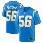 Shawne Merriman Los Angeles Chargers Game Retired Player Jersey - Powder Blue