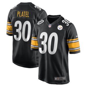 Carlins Platel Pittsburgh Steelers  Game Player Jersey - Black