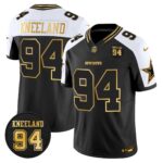 Dallas Cowboys 94 Marshawn Kneeland Memorial Patch Gold Vapor Limited Jersey - All Stitched