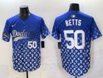 Men's #50 Mookie Betts Los Angeles Dodgers 2025 Custom Cool Jersey