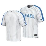 Israel 2023 World Baseball Classic White Men's Jersey