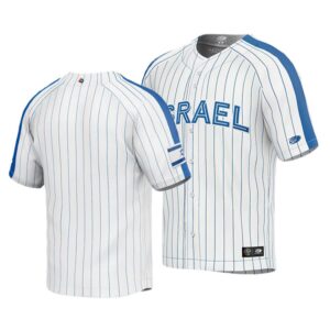 Israel 2023 World Baseball Classic White Men's Jersey