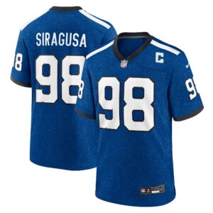 Tony Siragusa Indianapolis Colts Indiana Nights Alternate Game Jersey - Royal