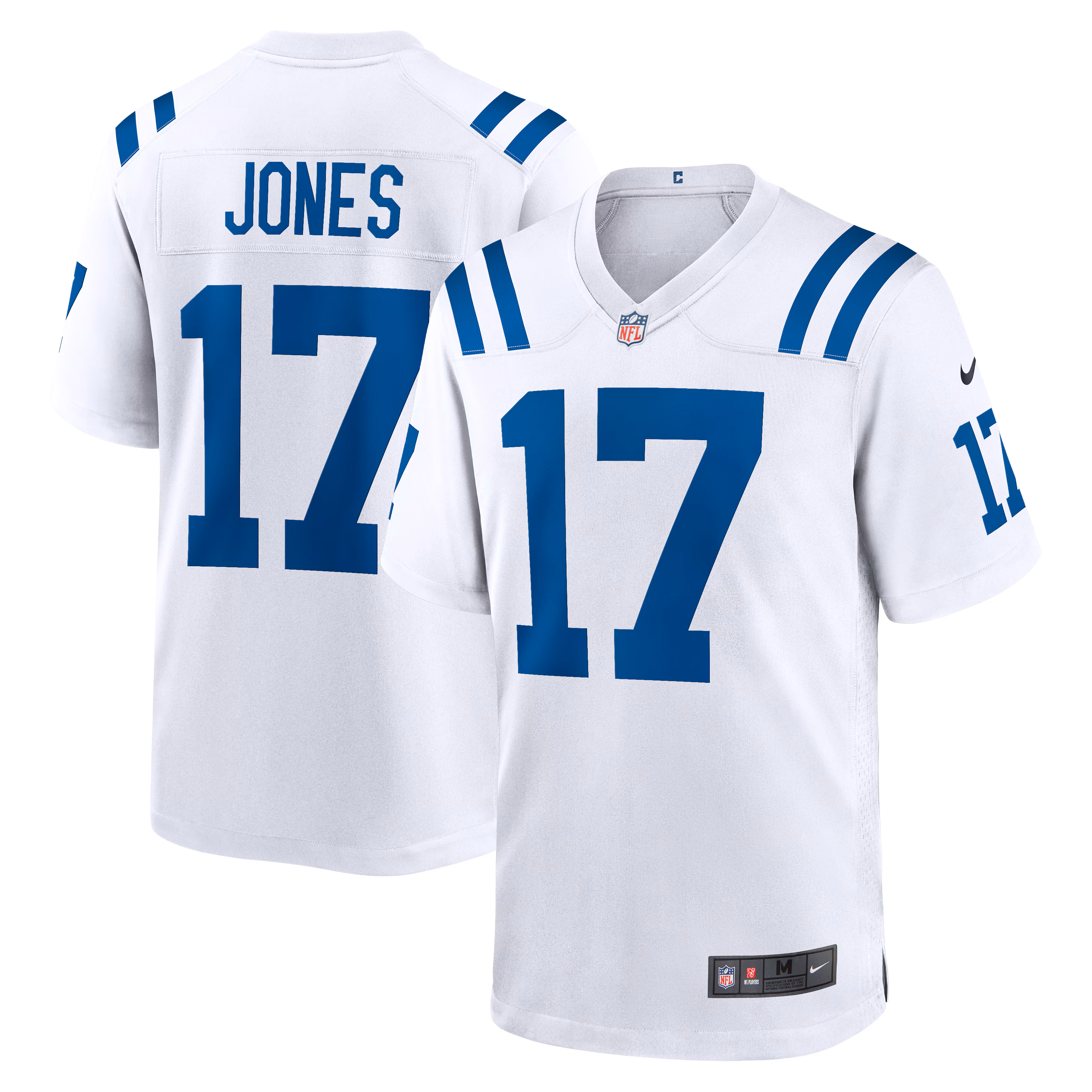 Daniel Jones #17 Indianapolis Colts Game Jersey -  White