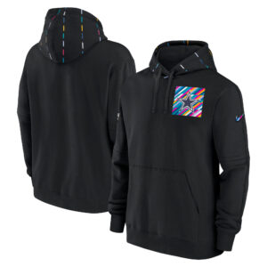 Men's  Black Dallas Cowboys 2023 Crucial Catch Club Pullover Hoodie