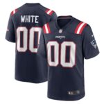 Custom New England Patriots  Game Player Jersey - Navy