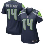 DK Metcalf Seattle Seahawks Women's Game Player Jersey - College Navy