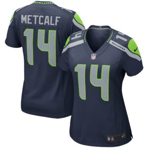 DK Metcalf Seattle Seahawks Women's Game Player Jersey - College Navy