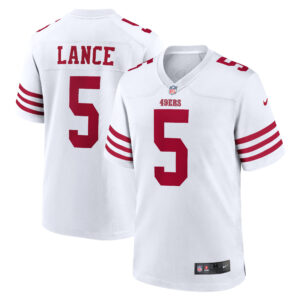 Trey Lance San Francisco 49ers  Team Game Jersey - White