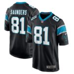 CJ Saunders Carolina Panthers  Game Player Jersey - Black