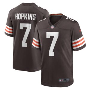 Dustin Hopkins Cleveland Browns Team Game Jersey -  Brown