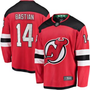 Nathan Bastian New Jersey Devils Home Breakaway Player Jersey - Red