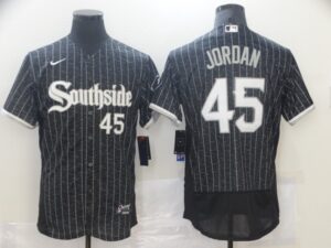 Men's  Chicago White Sox #45 Michael  Black 2021 City Connect Player Jersey