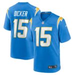 Cameron Dicker Los Angeles Chargers  Game Player Jersey - Powder Blue