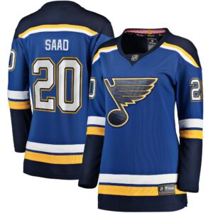 Brandon Saad St.Louis Blues Women's Home Breakaway Player Jersey - Blue