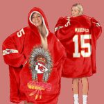 Kansas City Football Unisex Blanket Hoodie