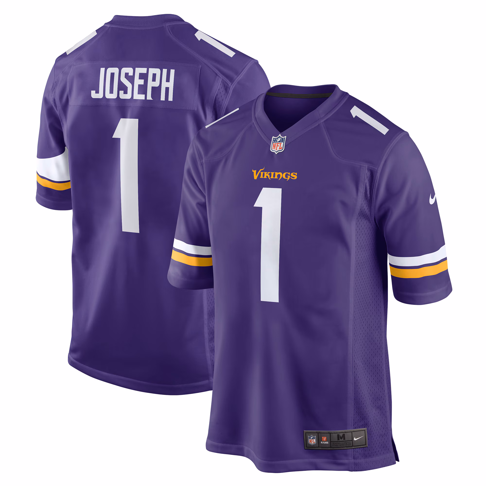 Greg Joseph Minnesota Vikings Game Jersey - Purple