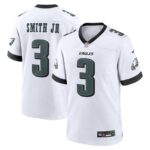 Nolan Smith #3 Philadelphia Eagles White Game Jersey - White